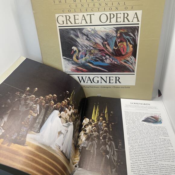 The Metropolitan Collection of Great Opera WAGNER 4 LP + Booklet EX / NM!!! WOW! - Picture 12 of 16